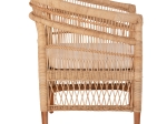 ΠΟΛΥΘΡΟΝΑ MALAWI HM9635.04 ΞΥΛΟ ΜΑΟΝΙ ΕΠΕΝΔΥΣΗ RATTAN ΛΕΥΚΟ ΜΑΞΙΛΑΡΙ ΚΑΘΙΣΜΑΤΟΣ 80x70x86Υεκ.
