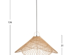 ΦΩΤΙΣΤΙΚΟ ΟΡΟΦΗΣ ΚΡΕΜΑΣΤΟ HM7879.02 RATTAN ΣΕ ΦΥΣΙΚΟ ΧΡΩΜΑ Φ80x126Υ εκ.