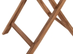 ΤΡΑΠΕΖΙ ΤΕΤΡΑΓΩΝΟ KENDALL ΠΤΥΣΣΟΜΕΝΟ HM9544 TEAK ΣΕ ΦΥΣΙΚΟ ΧΡΩΜΑ 80x80x75Yεκ.