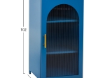 ΜΕΤΑΛΛΙΚΟ ΝΤΟΥΛΑΠΙ ΒΙΤΡΙΝΑ CARIL HM9569.04 ΜΠΛΕ 50x37-40x102Yεκ.