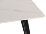 ΤΡΑΠΕΖΙ ΤΡΑΠΕΖΑΡΙΑΣ SINTERED STONE TOM HM8588.02 WHITE MARBLE 160x90x76Y εκ.