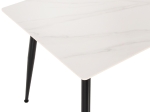 ΤΡΑΠΕΖΙ ΤΡΑΠΕΖΑΡΙΑΣ SINTERED STONE TOM HM8588.02 WHITE MARBLE 160x90x76Y εκ.