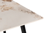 ΤΡΑΠΕΖΙ ΤΡΑΠΕΖΑΡΙΑΣ SINTERED STONE TOM HM8589.03 BROWN-WHITE MARBLE 120x80x76Yεκ.
