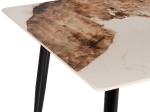 ΤΡΑΠΕΖΙ ΤΡΑΠΕΖΑΡΙΑΣ SINTERED STONE TOM HM8589.03 BROWN-WHITE MARBLE 120x80x76Yεκ.