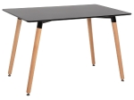 ΤΡΑΠΕΖΙ MINIMAL HM8581.02 ΜΑΥΡΟ MDF-ΠΟΔΙΑ ΟΞΙΑ ΣΕ ΦΥΣΙΚΟ ΧΡΩΜΑ- 120Χ60X74Υεκ.