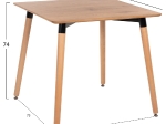 ΤΡΑΠΕΖΙ MINIMAL HM0057.04 ΣΕ ΦΥΣΙΚΟ ΧΡΩΜΑ MDF-ΠΟΔΙΑ ΟΞΙΑ ΦΥΣΙΚΟ ΧΡΩΜΑ 80Χ80Χ74Υεκ
