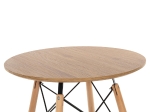 ΤΡΑΠΕΖΙ ΣΤΡΟΓΓΥΛΟ MINIMAL HM0060.04 ΦΥΣΙΚΟ ΧΡΩΜΑ MDF-ΠΟΔΙΑ ΟΞΙΑΣ ΣΕ ΦΥΣΙΚΟ ΧΡΩΜΑ Φ60Χ76Υεκ.