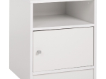 ΚΟΜΟΔΙΝΟ ΜΕΛΑΜΙΝΗΣ MALORY HM2205.05 ΛΕΥΚO 40x40x50Yεκ.