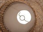 ΦΩΤΙΣΤΙΚΟ ΔΑΠΕΔΟΥ HM7835 RATTAN ΣΕ ΦΥΣΙΚΟ ΧΡΩΜΑ Φ55x101Υεκ.