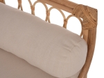 ΚΑΝΑΠΕΣ ΕΞΩΤΕΡΙΚΟΥ ΧΩΡΟΥ CHARMELLA HM9659 ΦΥΣΙΚΟ RATTAN-ΜΠΕΖ ΜΑΞΙΛΑΡΙΑ 187x69x76Yεκ.