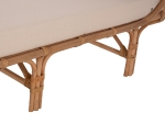 ΚΑΝΑΠΕΣ ΕΞΩΤΕΡΙΚΟΥ ΧΩΡΟΥ CHARMELLA HM9659 ΦΥΣΙΚΟ RATTAN-ΜΠΕΖ ΜΑΞΙΛΑΡΙΑ 187x69x76Yεκ.