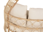 ΚΑΝΑΠΕΣ ΕΞΩΤ.ΧΩΡΟΥ ΣΤΡΟΓΓΥΛΟΣ MARJOM HM9765 ΦΥΣΙΚΟ RATTAN-ΕΚΡΟΥ ΥΦΑΣΜΑ Φ148x287Υεκ.
