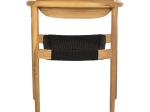 ΠΟΛΥΘΡΟΝΑ OSLO HM9636.02 ΞΥΛΟ TEAK ΦΥΣΙΚΟ & ΜΑΥΡΟ ΣΧΟΙΝΙ 55x54x80Y εκ.