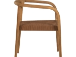 ΠΟΛΥΘΡΟΝΑ OSLO HM9636.01 ΞΥΛΟ TEAK ΦΥΣΙΚΟ & ΚΑΦΕ ΣΧΟΙΝΙ 55x54x80Y εκ.