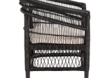 ΠΟΛΥΘΡΟΝΑ MALAWI HM9635.03 ΞΥΛΟ ΜΑΟΝΙ ΜΕ RATTAN ΜΑΥΡΟ-ΛΕΥΚΟ ΜΑΞΙΛΑΡΙ 80x70x86Υεκ.