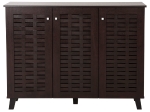 ΠΑΠΟΥΤΣΟΘΗΚΗ-ΝΤΟΥΛΑΠΙ PRODY HM9610.01 ΜΕΛΑΜΙΝΗ WENGE 3 ΠΟΡΤΕΣ 115x34x89Υεκ.
