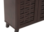 ΠΑΠΟΥΤΣΟΘΗΚΗ-ΝΤΟΥΛΑΠΙ PRODY HM9610.01 ΜΕΛΑΜΙΝΗ WENGE 3 ΠΟΡΤΕΣ 115x34x89Υεκ.
