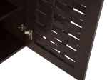 ΠΑΠΟΥΤΣΟΘΗΚΗ-ΝΤΟΥΛΑΠΙ PRODY HM9610.01 ΜΕΛΑΜΙΝΗ WENGE 3 ΠΟΡΤΕΣ 115x34x89Υεκ.