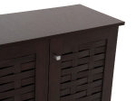 ΠΑΠΟΥΤΣΟΘΗΚΗ-ΝΤΟΥΛΑΠΙ PRODY HM9610.01 ΜΕΛΑΜΙΝΗ WENGE 3 ΠΟΡΤΕΣ 115x34x89Υεκ.