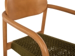 ΠΟΛΥΘΡΟΝΑ OSLO HM9636.05 ΞΥΛΟ TEAK ΦΥΣΙΚΟ & ΠΡΑΣΙΝΟ ΣΧΟΙΝΙ 55x54x80Yεκ.