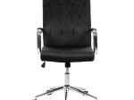 ΚΑΡΕΚΛΑ ΓΡΑΦΕΙΟΥ JOSEF HM1181.04 ΜΑΥΡΟ ΒΕΛΟΥΔΟ-INOX ΒΑΣΗ 58x61x105-113Yεκ.
