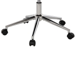 ΚΑΡΕΚΛΑ ΓΡΑΦΕΙΟΥ JOSEF HM1181.08 ΜΕΝΤΑ ΒΕΛΟΥΔΟ-INOX ΒΑΣΗ 58x61x105-113Yεκ.