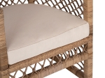 ΠΟΛΥΘΡΟΝΑ MPIKO HM5990 RATTAN ΦΥΣΙΚΟ-ΜΑΞΙΛΑΡΙ ΕΚΡΟΥ 64x68x87Υ εκ.