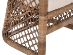 ΠΟΛΥΘΡΟΝΑ MPIKO HM5990 RATTAN ΦΥΣΙΚΟ-ΜΑΞΙΛΑΡΙ ΕΚΡΟΥ 64x68x87Υ εκ.