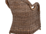 ΠΟΛΥΘΡΟΝΑ ΜΕ ΕΚΡΟΥ ΜΑΞΙΛΑΡΙ KEYLA HM9536 ΚΑΦΕ RATTAN 63x65x87Υεκ.