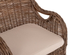 ΠΟΛΥΘΡΟΝΑ ΜΕ ΕΚΡΟΥ ΜΑΞΙΛΑΡΙ KEYLA HM9536 ΚΑΦΕ RATTAN 63x65x87Υεκ.