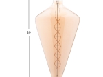ΛΑΜΠΤΗΡΑΣ LED FILAMENT 8W E27 3000K GOLD COLOR DIMMABLE HM4054.02