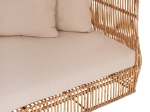 ΚΑΝΑΠΕΣ ΕΞ. ΧΩΡΟΥ ZEPHYR HM5988 ΚΑΛΑΜΙΑ RATTAN ΦΥΣΙΚΟ-ΜΠΕΖ ΜΑΞΙΛΑΡΙΑ 200x120x142Yεκ.