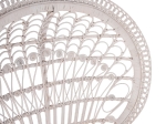 ΠΟΛΥΘΡΟΝΑ ROYAL PEACOCK HM9342.02 RATTAN ΣΕ ΛΕΥΚΟ-ΜΑΞΙΛΑΡΙ ΛΕΥΚΟ 114x72x150Yεκ.