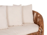 ΚΑΝΑΠΕΣ-ΑΝΑΚΛΙΝΤΡΟ LANTRY HM5991 ΦΥΣΙΚΟ RATTAN- ΛΕΥΚΑ ΜΑΞΙΛΑΡΙΑ 215x60x78Yεκ.