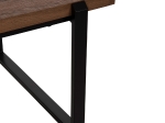 ΤΡΑΠΕΖΙ ΣΑΛΟΝΙΟΥ SHABEN HM9585.04 MDF ΚΑΡΥΔΙ ΞΥΛΟ-ΜΑΥΡΗ ΜΕΤΑΛΛΙΚΗ ΒΑΣΗ 120x56X45Yεκ.