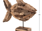 ΕΠΙΤΡΑΠΕΖΙΟ ΔΙΑΚΟΣΜΗΤΙΚΟ ΨΑΡΙ HM4271 DRIFTWOOD ΣΕ ΦΥΣΙΚΟ 40x12x40Υ εκ.