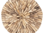 ΔΙΑΚΟΣΜΗΤΙΚΟ ΤΟΙΧΟΥ ΣΤΡΟΓΓΥΛΟ CHIIKI HM4297 DRIFTWOOD ΣΕ ΦΥΣΙΚΟ Φ40 εκ.