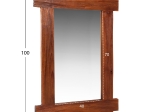 ΚΑΘΡΕΠΤΗΣ ΤΟΙΧΟΥ HM4303 ΑΝΑΚΥΚΛΩΜΕΝΟ TEAK ΣΕ ΦΥΣΙΚΟ 70x100Υεκ.
