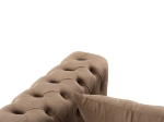 ΠΟΛΥΘΡΟΝΑ τ.CHESTERFIELD MOBAR HM3261.03 ΜΠΕΖ ΒΕΛΟΥΔΟ-ΜΕΤΑΛΛΙΚΑ ΠΟΔΙΑ 99x86,5x77Υεκ.