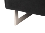 ΚΑΝΑΠΕΣ τ.CHESTERFIELD MOBAR HM3262.04 ΜΑΥΡΟ ΒΕΛΟΥΔΟ-ΜΕΤΑΛΛΙΚΑ ΠΟΔΙΑ 154x85x68Υεκ