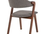 ΚΑΡΕΚΛΑ RIDER HM9734.01 RUBBERWOOD ΣΕ ΚΑΡΥΔΙ-ΥΦΑΣΜΑ ΓΚΡΙ 59x59x83Yεκ.