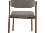ΚΑΡΕΚΛΑ RIDER HM9734.01 RUBBERWOOD ΣΕ ΚΑΡΥΔΙ-ΥΦΑΣΜΑ ΓΚΡΙ 59x59x83Yεκ.