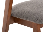 ΚΑΡΕΚΛΑ RIDER HM9734.01 RUBBERWOOD ΣΕ ΚΑΡΥΔΙ-ΥΦΑΣΜΑ ΓΚΡΙ 59x59x83Yεκ.