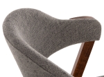 ΚΑΡΕΚΛΑ RIDER HM9734.01 RUBBERWOOD ΣΕ ΚΑΡΥΔΙ-ΥΦΑΣΜΑ ΓΚΡΙ 59x59x83Yεκ.