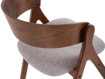 ΚΑΡΕΚΛΑ NEKKER HM9739.01 RUBBERWOOD ΣΕ ΚΑΡΥΔΙ-ΜΠΕΖ ΥΦΑΣΜΑ ΚΑΘΙΣΜΑ 56x55x78Yεκ.