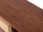 ΕΠΙΠΛΟ ΤΗΛΕΟΡΑΣΗΣ MEEN HM9736 MDF ΜΕ ΚΑΠΛΑΜΑ ΚΑΡΥΔΙΑΣ-ΧΡΥΣΑ ΠΟΔΙΑ 160x40x52Υεκ.