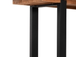 ΚΟΝΣΟΛΑ SHIRE HM9800 ΑΝΑΚΥΚΛΩΜΕΝΟ ΞΥΛΟ TEAK-ΜΑΥΡΕΣ ΜΕΤΑΛΛΙΚΕΣ ΒΑΣΕΙΣ 240x50x90Yεκ