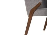 ΚΑΡΕΚΛΑ RADDER HM9749 RUBBERWOOD ΣΕ ΚΑΡΥΔΙ-ΓΚΡΙ ΥΦΑΣΜΑ 50x53x77Υεκ.