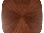ΤΡΑΠΕΖΙ ΤΡΑΠΕΖΑΡΙΑΣ RINER HM9733 MDF ΜΕ ΚΑΠΛΑΜΑ ΚΑΡΥΔΙΑΣ 150x150x75Υ εκ.