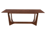 ΤΡΑΠΕΖΙ ΤΡΑΠΕΖΑΡΙΑΣ RIMER HM9742 MDF ΜΕ ΚΑΠΛΑΜΑ ΦΡΑΞΙΝΟΥ-ΚΑΡΥΔΙ ΧΡΩΜΑ 220X100x75Yεκ.